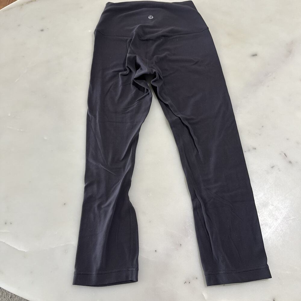 Lululemon Align Leggings Women’s 4 Crop High Rise Black 21" Athletic Yoga Pants